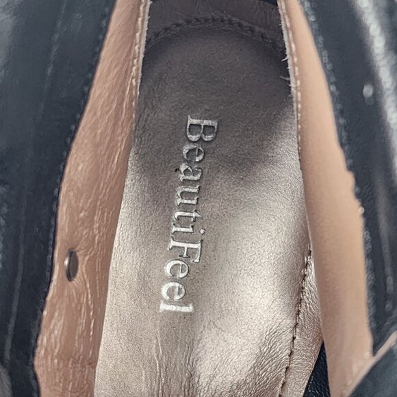 BeautiFeel Montana Black Suede Ankle Booties - Picture 7 of 9